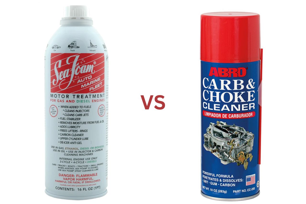 Seafoam vs Carb Cleaner: Which Is the Better Option?